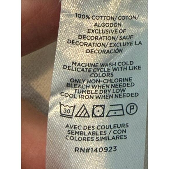 LOFT White Sweater with Skiers and Trees Graphic Winter Pullover Size L - Picture 4 of 8